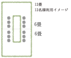 個室　いこいの間　　12畳　イメージ