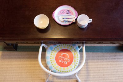 ピーピー椅子の貸出&お子様用お取り皿
