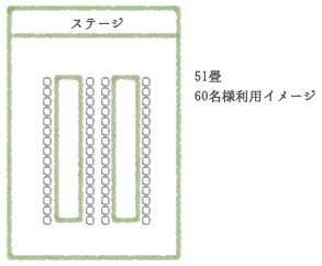 大広間　51畳　イメージ