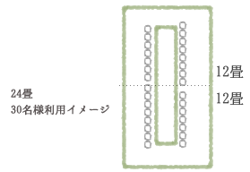 中広間　ききょうの間　24畳　イメージ